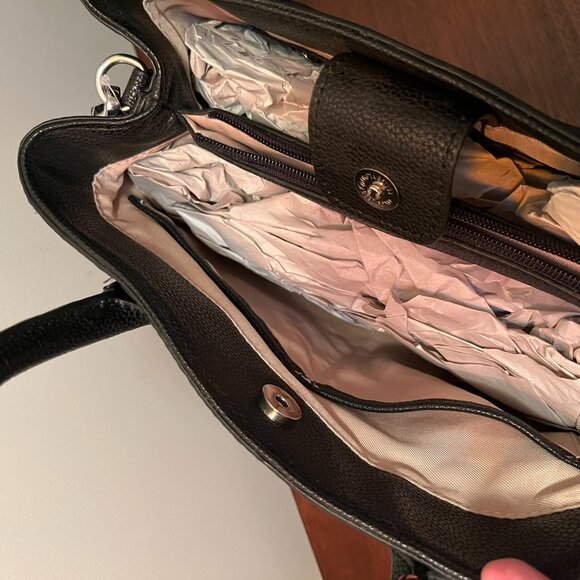 Dana Buchman Black Shoulder Purse NWT - Picture 7 of 9